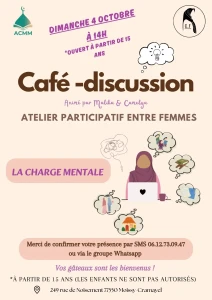 Café discussion – Dimanche 04 octobre 2026