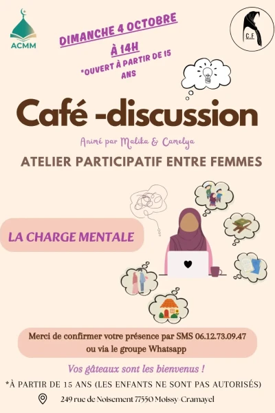 Café discussion Mosquée Moissy Cramayel